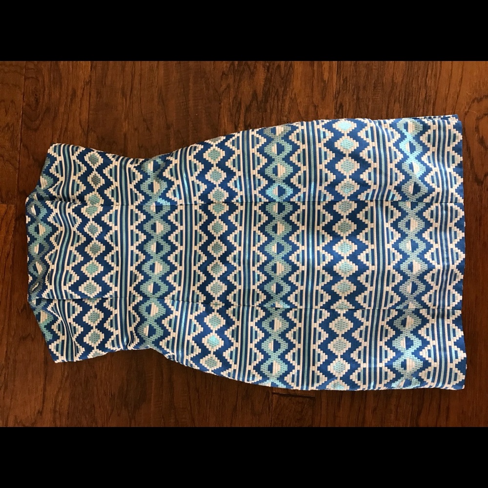 Blue belle badgley mischka cocktail dress